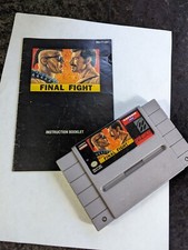 Final Fight W/ Booklet SNES (Super Nintendo Entertainment System, SNES 1991)