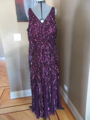 Nightway Women's Formal Dress Burgundy V Neck Sequin Size 22 | eBay Nightway Women's Formal Dress Burgundy V Neck Sequin Size 22 | eBay