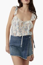Free People Take It Away Bodysuit Floral Bodysuit Size Small NWT 68