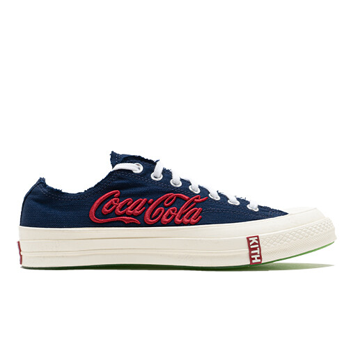 kith coca cola converse blue