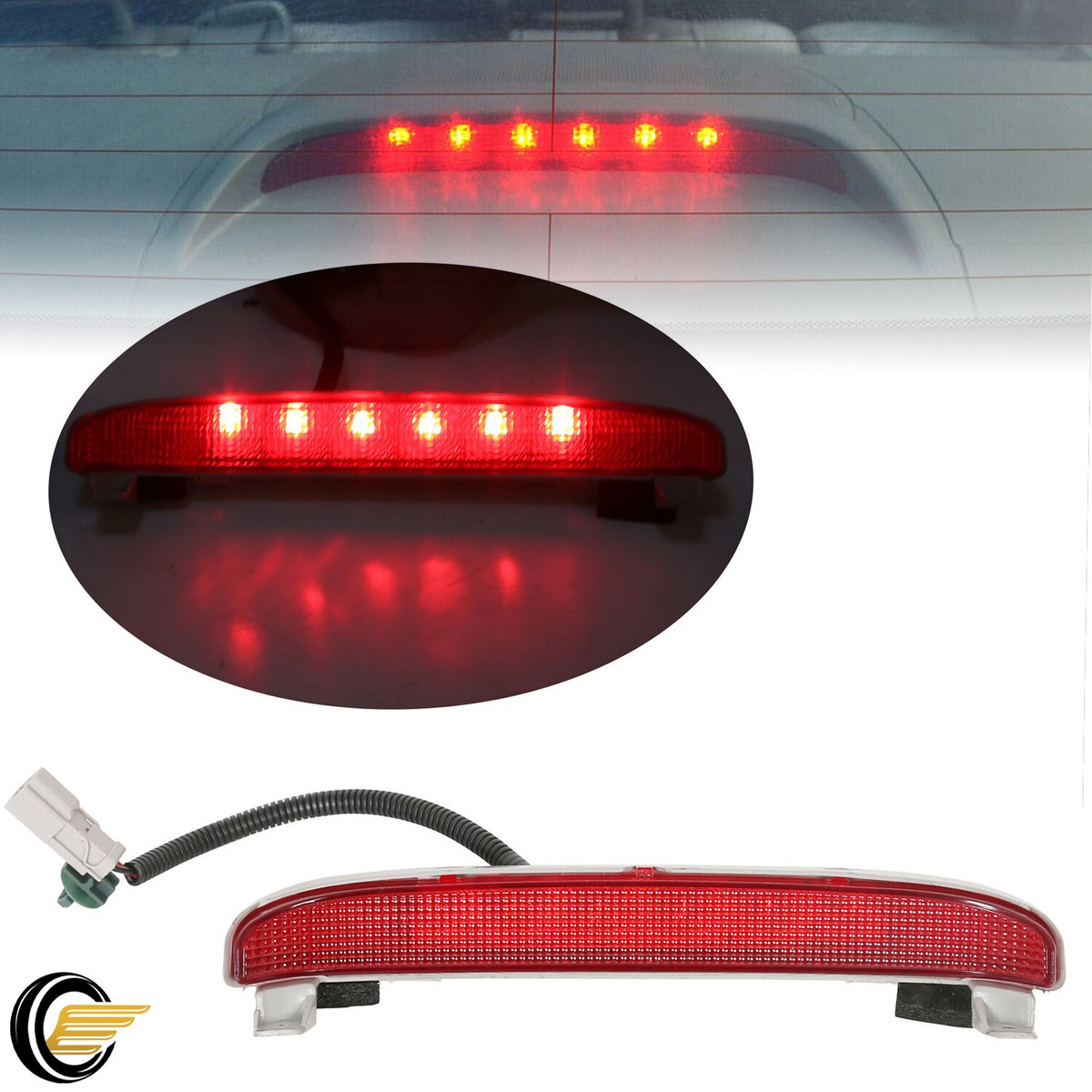 3rd Brake Light Lamp LED For 2006-2011 High Mount Stop Honda