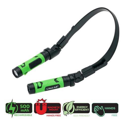 LiteZall 25515 Rechargeable Cou Clair 100 Lumens