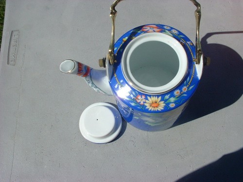 Blue 8pc Sake/Tea Set - Picture 4 of 6