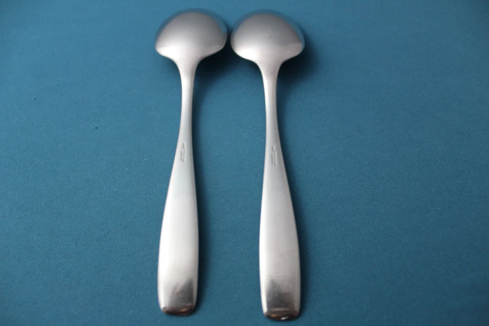 2 cucharadas para servir WMF LINE acero inoxidable Alemania 7 5/8" Foto 4 de 4