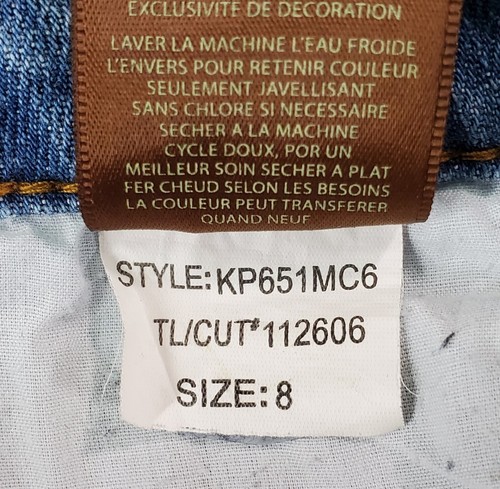 Kut From The Kloth Jeans Damen Mid Rise Boyfriend Stretch Blau Denim Raw Hem 8 - Bild 8 von 11