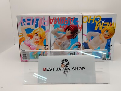 Oshi no ko RUBY KANA ARIMA MEM CHO Luminasta Figure Set of 3 From Japan NEW