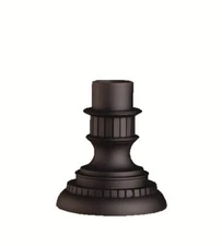 Kichler Lighting 9531BK Accessory 9 inch Black Pedestal Mount