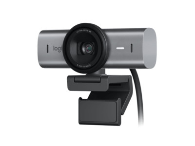 Logitech MX Brio 4K Ultra HD Webcam 30fps Collaboration, Livestream USB-C Grafit
