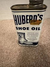 Vintage Huberd's Shoe Oil- Used 1/2 Full