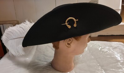 Deluxe Cavalier/Renaissance/Pirate Hat with pin and Feather