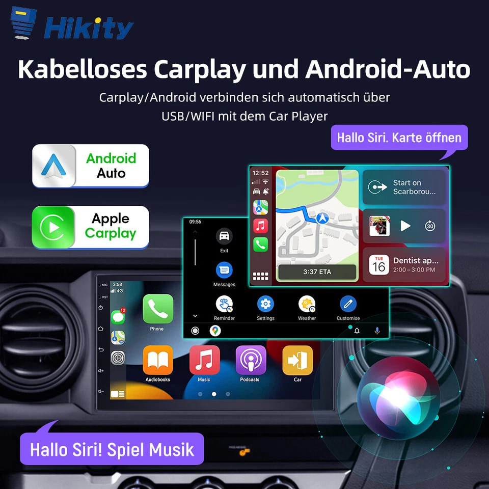 Android 15 2+64GB Carplay Autoradio Für Opel Zafira B Corsa D Astra H GPS WIFI - Bild 4 von 4