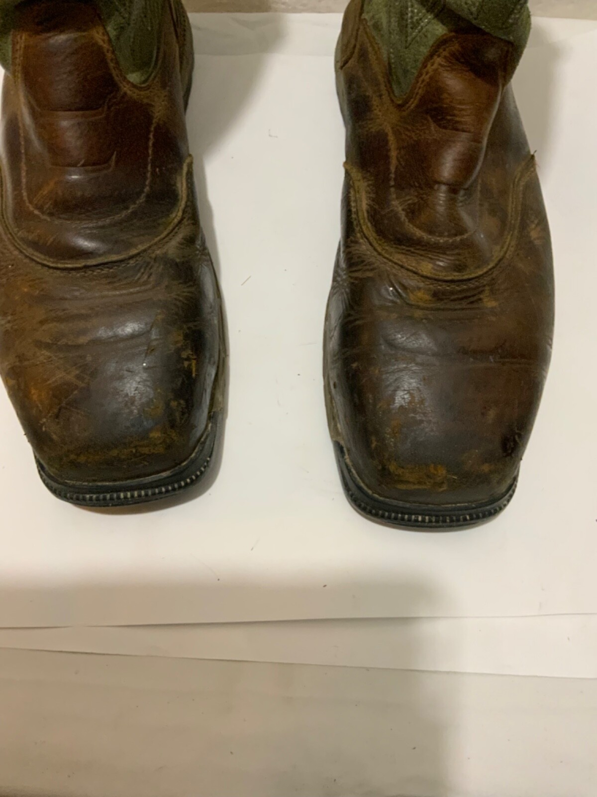 Ariat Work Steel Toe Brown Leather Pull On Men Boot ASTM F241311 Size