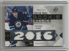 2016 2016-17 SP Game Used Rookie Relic Blends #RRBPL Patrik Laine 095/199 Jets
