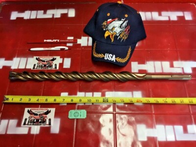 HILTI BIT SDS MAX 1-1/4'' X 22-1/2'' PREOWNED, FREE EXTRAS, STRONG, FAST SHIPPING