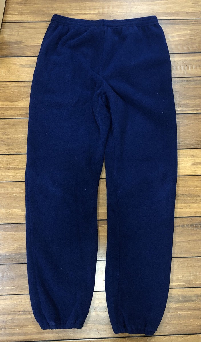 Fleece BAGGY Sweatpants RUSSELL ATHLETIC High XL Plain Dark