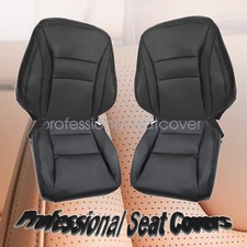 For 2013-2017 Honda Accord Driver Passenger Top Bottom Seat Cover Black