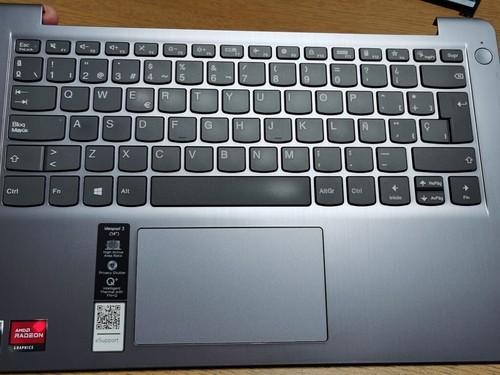 OEM Lenovo IdeaPad 3 14ALC6 Palmrest Upper Case with Touchpad & Spanish Keyboard - Photo 4/18