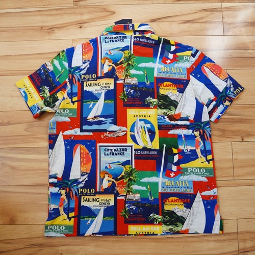 NWT Polo Ralph Lauren SAILING REGATTA Posters Mesh Knit Collared Shirt size XL - Picture 14 of 14