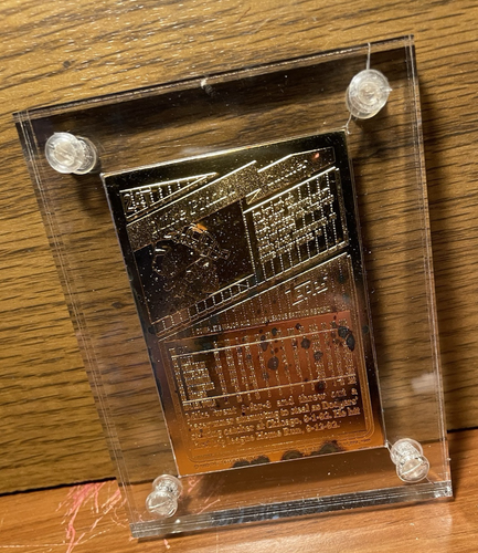 Highland Mint 1993 Topps Mike Piazza 24 KT Gold Card #270 of 375 - Picture 4 of 7