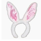 Rabbit Bunny Ears Plush Satin Headband  Halloween Accessory Fun Party Hat Plays 