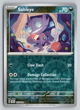 SABLEYE 107/162 UNCOMMON TEMPORAL FORCES POKEMON REVERSE HOLO NM