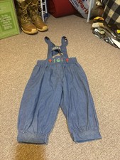 Vintage 1970s German Lederhosen Megan Embroidered Overalls Children&rsquo;s Pants