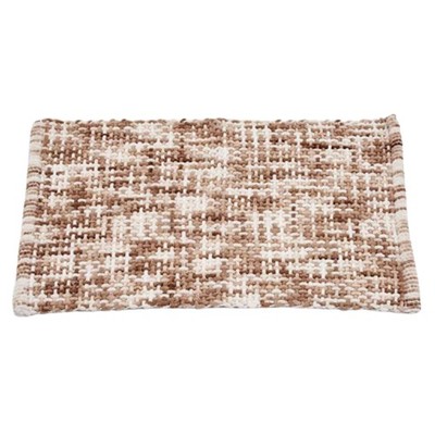 Badezimmerteppich Badezimmermatte Badematte Duschvorleger 50x80cm Boho beige
