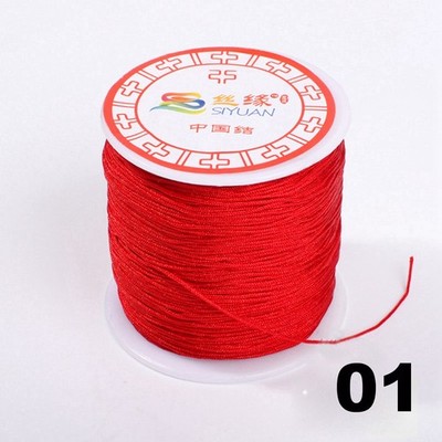 110 Yards/ Roll Nylon Thread Chinese Knotting Cord Jewelry Beading String 0.8mm