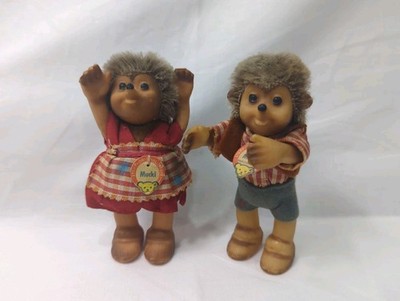 VINTAGE STEIFF MACKI & MUCKI HEDGEHOG DOLLS -  MADE IN GERMANY