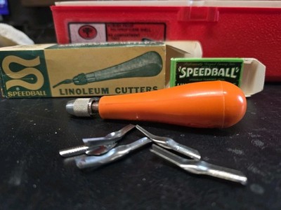 Speedball Linoleum Cutter Set With Roller