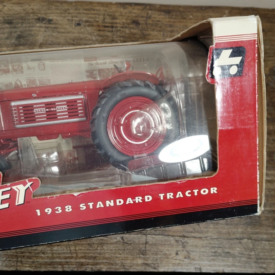 Graham Bradley Diecast Tractor 1938 Standard Die-Cast Promotions Box Toy Red - Image 4 of 4