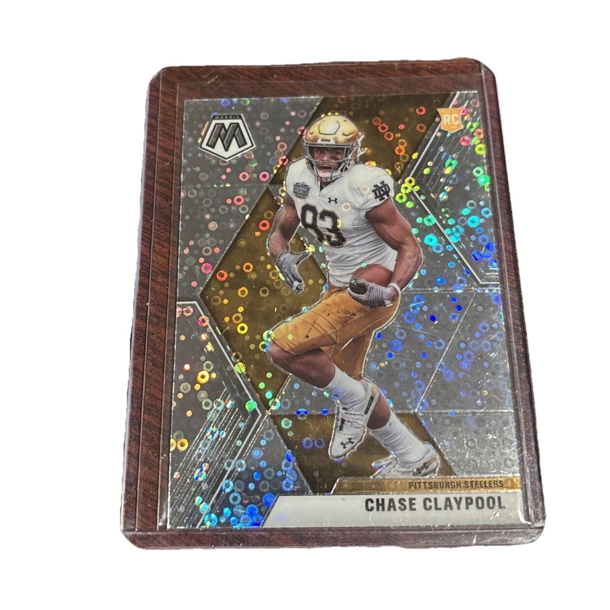 2020 Panini Mosaic Silver No Huddle Prizm- Image Var- Chase Claypool #220 (RC)