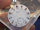 12s Waltham Riverside Maximus double sunk pocket watch dial with 5 point diamond