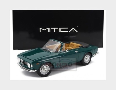 1:18 MITICA Alfa Romeo Giulia 1600 Gtc Cabriolet Open 1964 Green MITICA100088 Mo