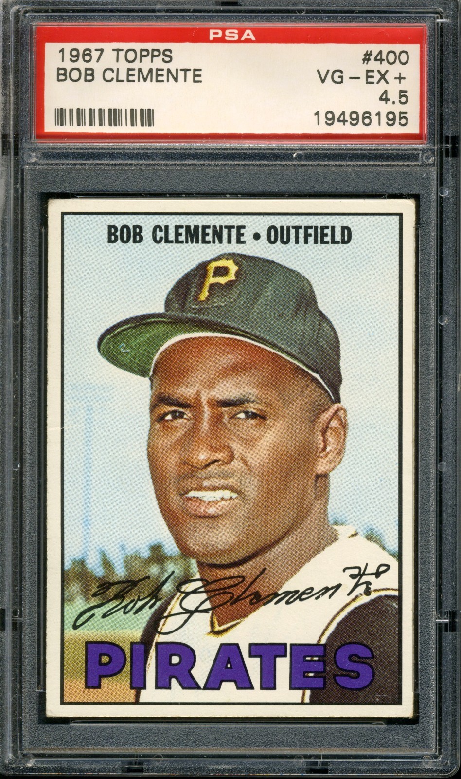 1967 TOPPS ROBERTO CLEMENTE #400 PSA 4.5 VG-EX+