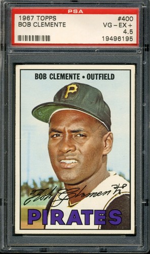 1967 TOPPS ROBERTO CLEMENTE #400 PSA 4.5 VG-EX+