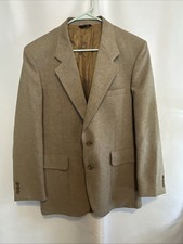 Vtg Mens Levi  s Action Sports Coat Suit Jacket Blazer Brown 40R