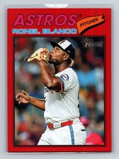 2026 Topps Heritage #185 Ronel Blanco Red