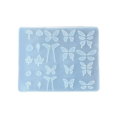 Reusable Butterfly Mold Silicone Nail Art Accessory For Custom 3D Jewelry Making
