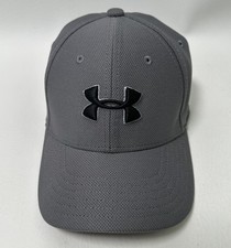 Under Armour UA Classic Fit Gray Youth S/M Fitted Hat Cap