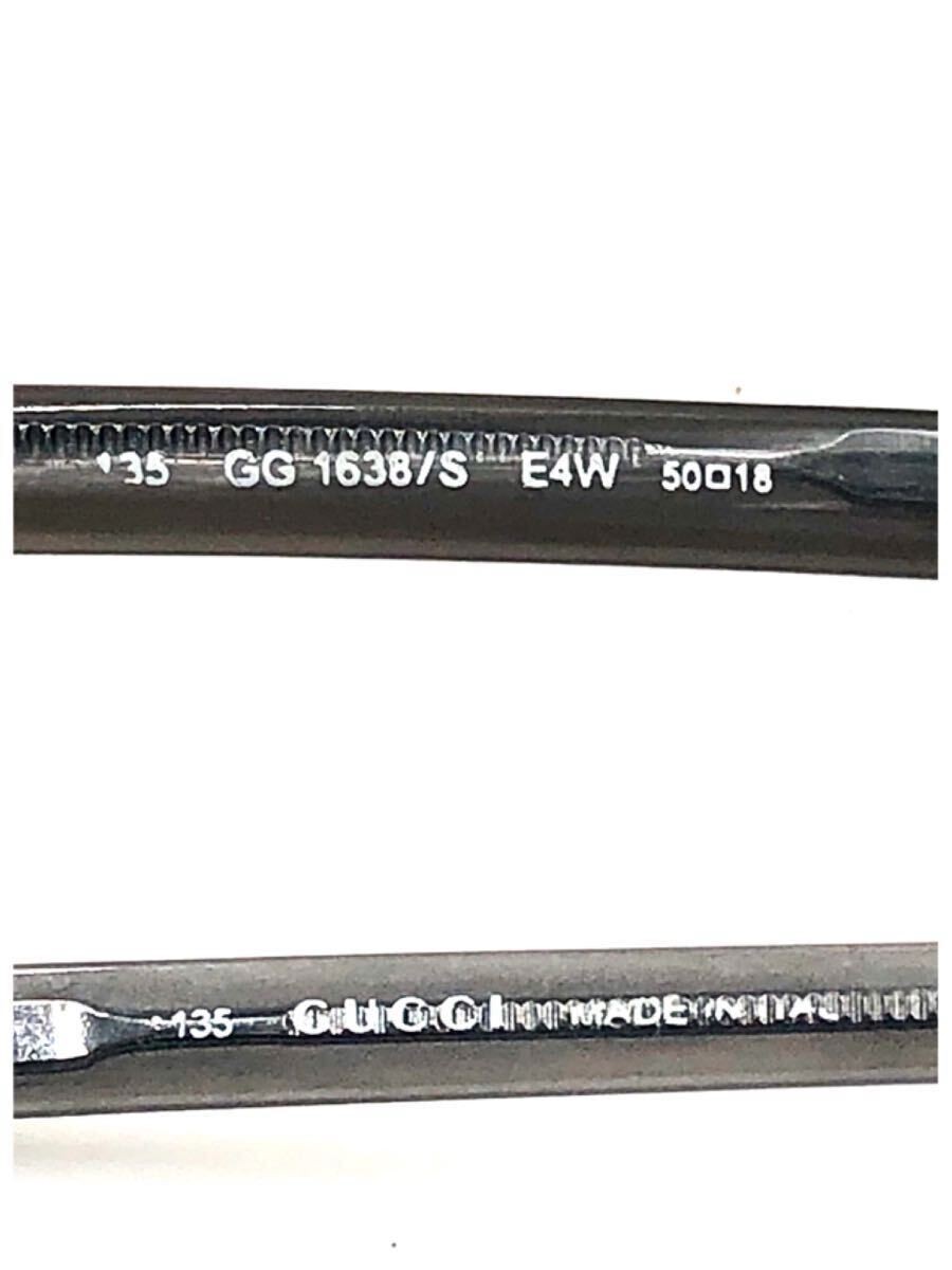 Excellent condition GUCCI Sunglasses GG1638 S E4W Oval type Dark silver x grey 5 thumbnail 6