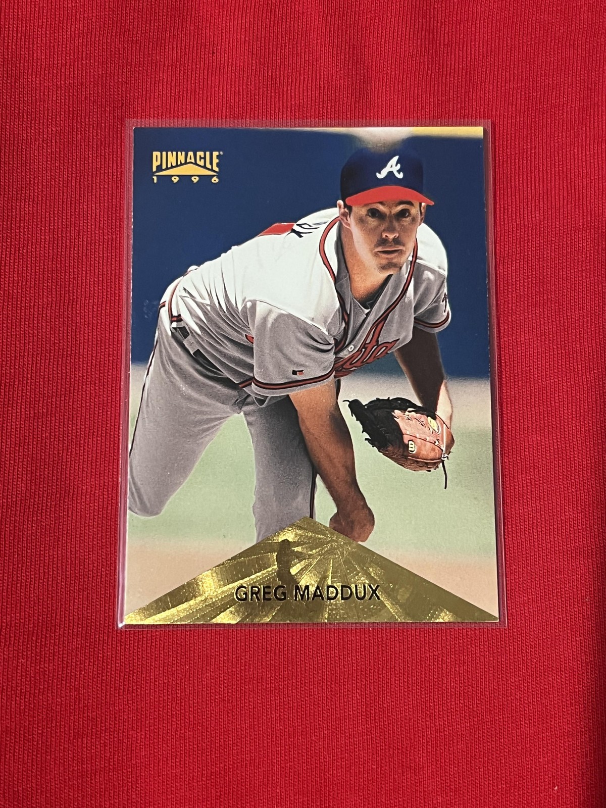 1996 Pinnacle #1 Greg Maddux
