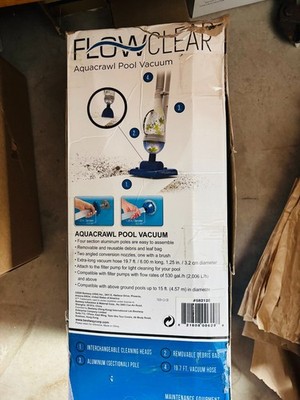 Bestway Pool Vacuum 58212 AquaCrawl Swimming Pools Cleaner Maintenance Kit used