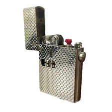 Rare Mechanical Brass Oil Kerosene Fuel Lighter with Ejection Safety Lock