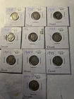 1918-1945 90% Silver Mercury Dimes Silver Coin Lot (10 Dime)-AVG. CIRC $1.00