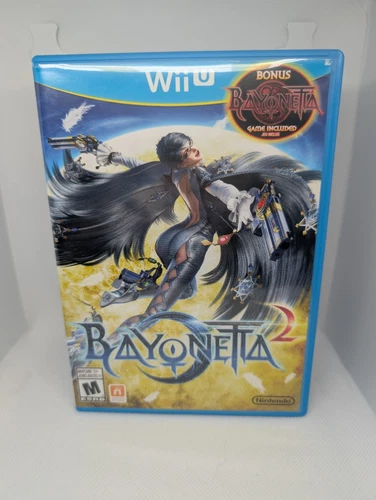 Bayonetta 2 + Bayonetta (Nintendo Wii U, 2014) TESTED & WORKING Complete CIB