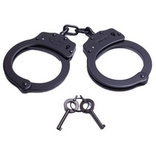Chain-Linked Handcuffs - Black