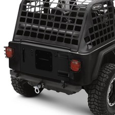 For Jeep Wrangler 87-06 Bumper Src Classic Stubby Textured Black Rear Hd Bumper