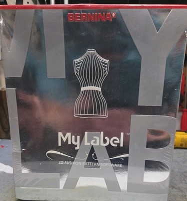 Bernina My Label 3D Pattern Software Fashion Brand New Sealed