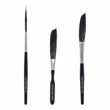 Custom Shop Starter Pinstripe Brush Kit (Sword #00, Scroll #1 & Long Liner #00)